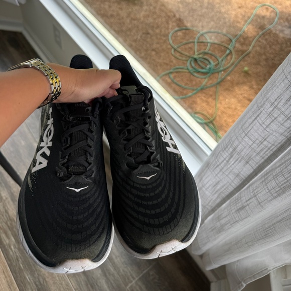 Hoka Mach 5 Black White Athletic Shoes 9.5 - Picture 6 of 6